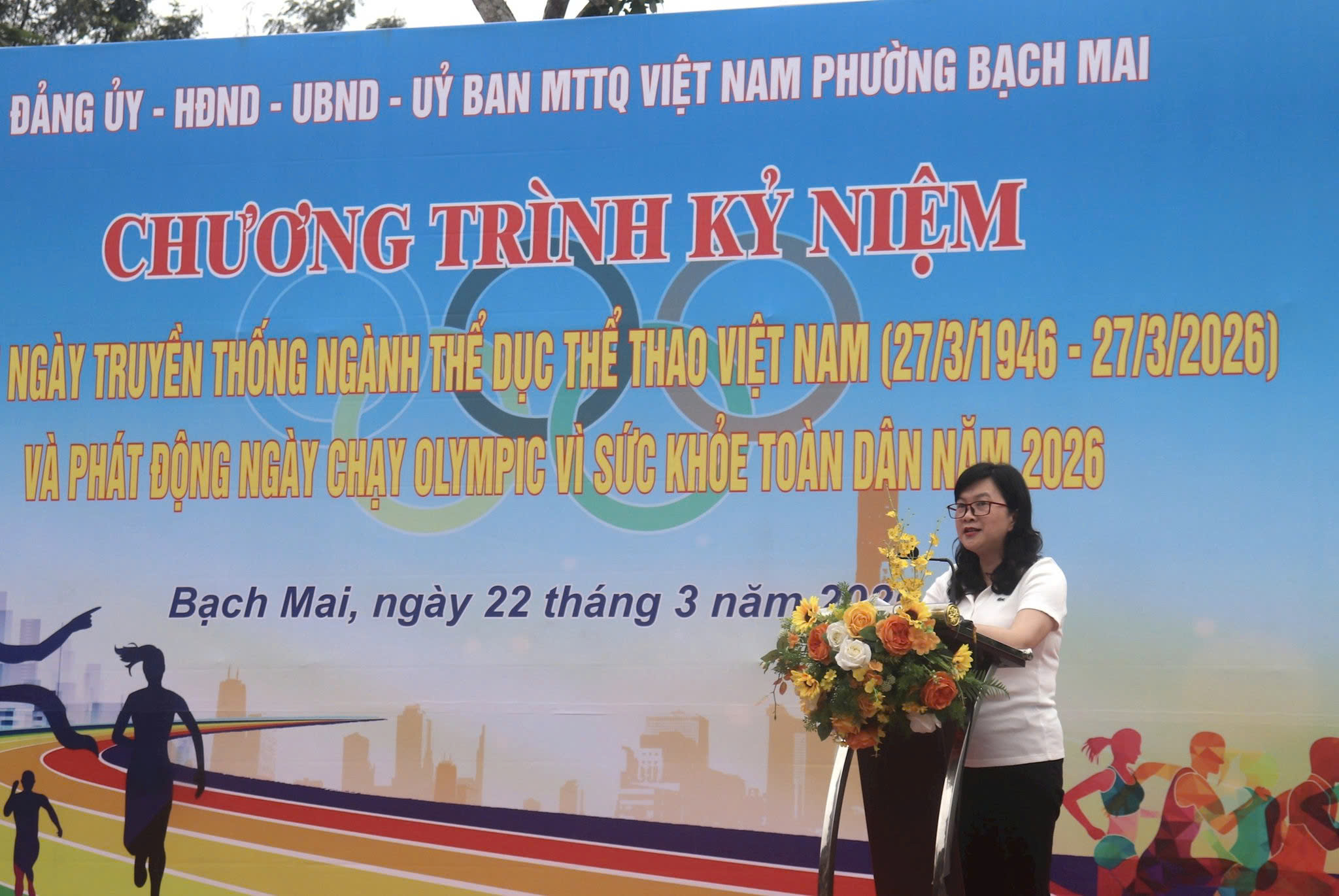 Phường Bạch Mai phát động Ngày chạy Olympic, lan tỏa phong trào rèn luyện thể thao trong cộng đồng