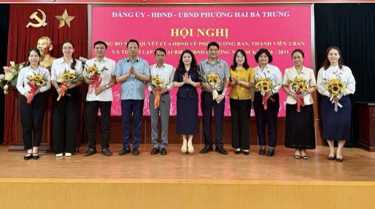 Phường Hai Bà Trưng triển khai các nghị quyết kiện toàn tổ chức HĐND, củng cố bộ máy sau bầu cử nhiệm kỳ 2026-2031