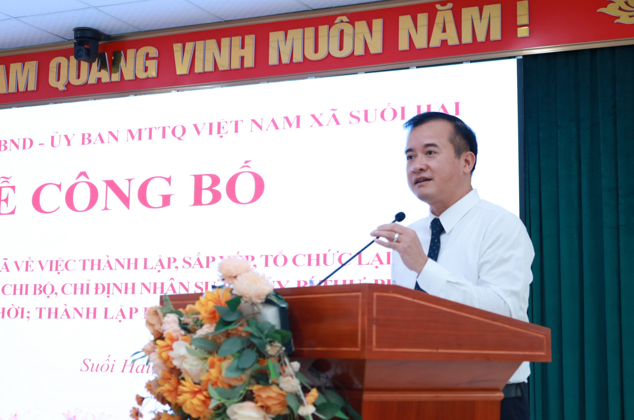 Xã Suối Hai kiện toàn hệ thống chính trị ở cơ sở, vận hành đồng bộ các thôn mới sau sắp xếp