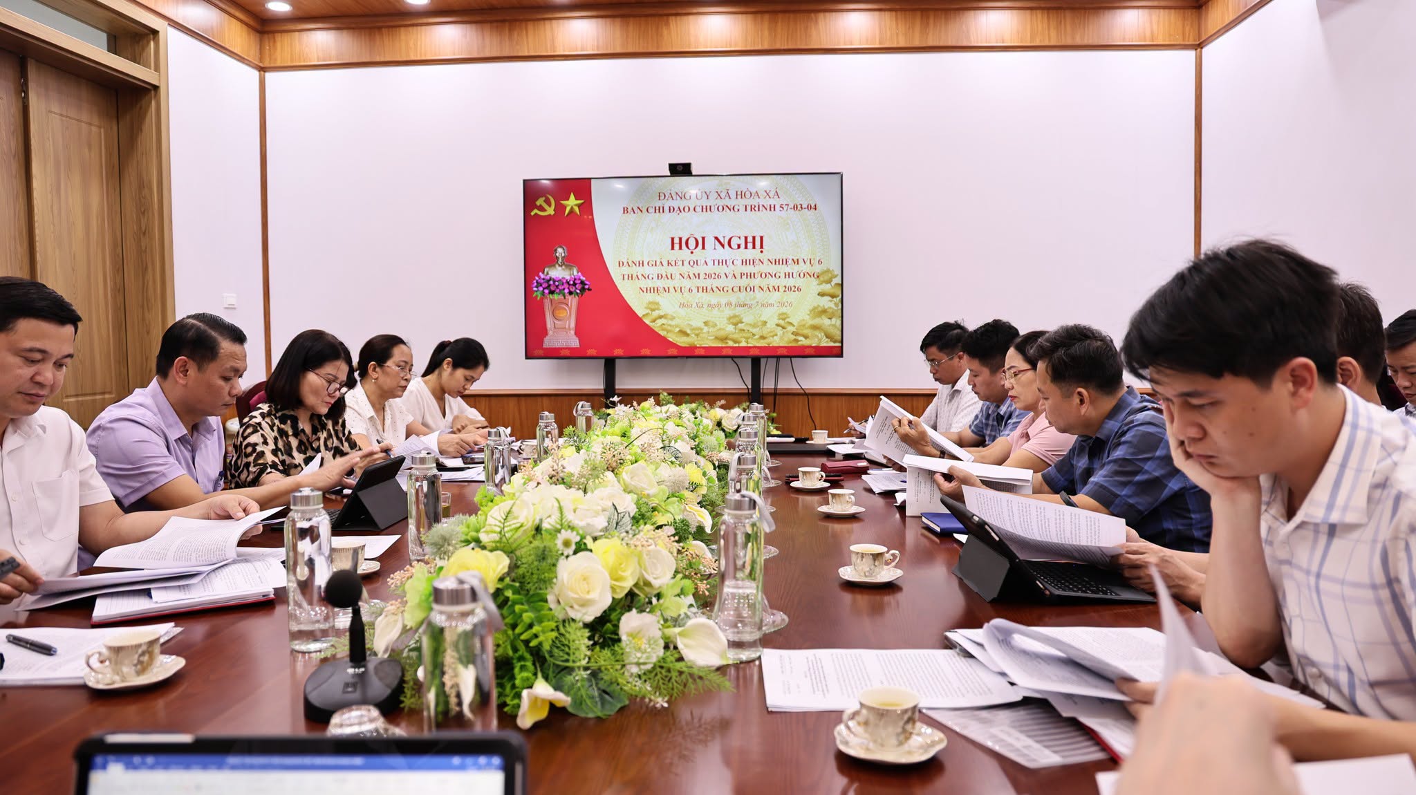Xã Hòa Xá đẩy mạnh thực hiện các chương trình, nghị quyết trọng tâm, tạo động lực phát triển toàn diện trong giai đoạn mới