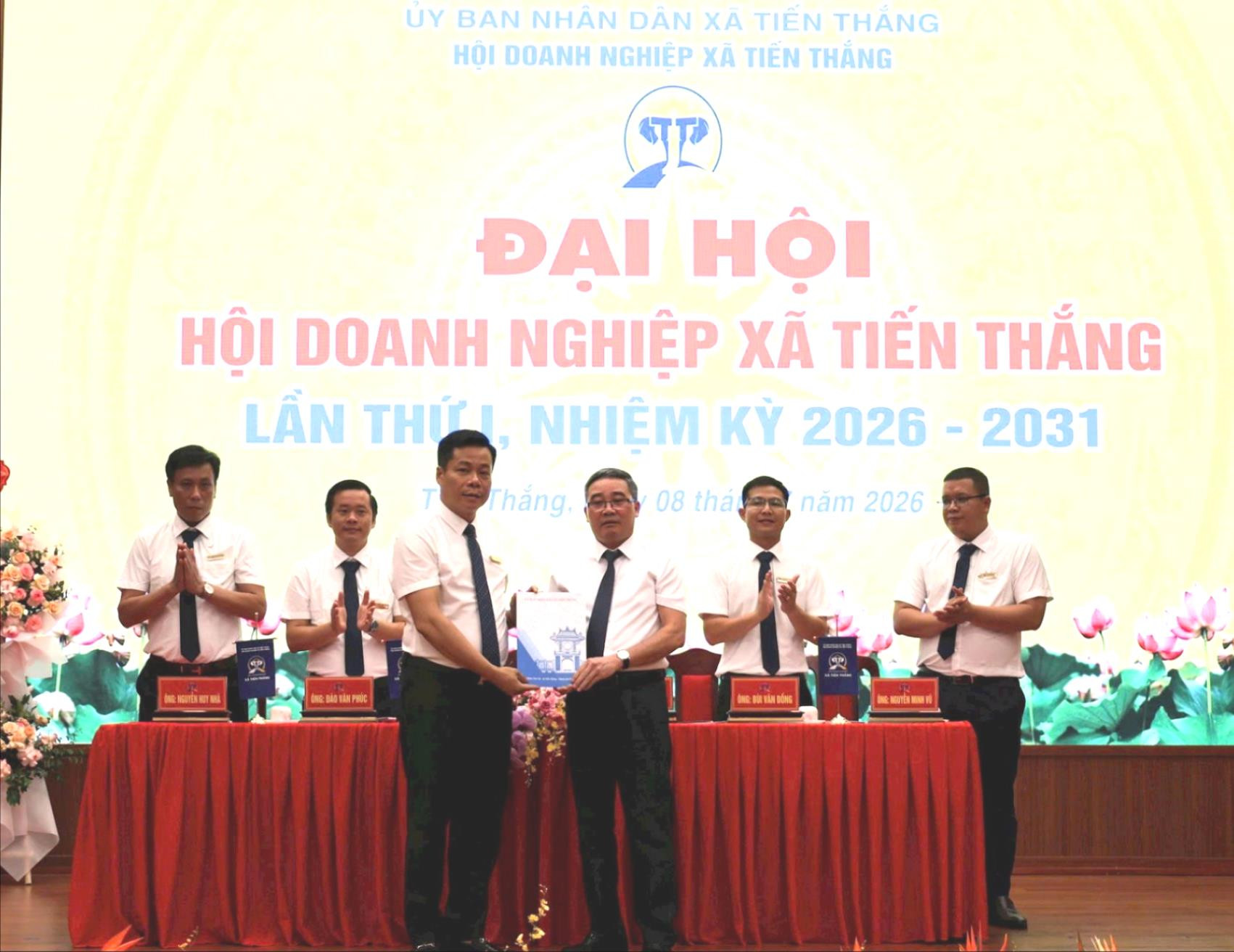 Xã Tiến Thắng thành lập Hội Doanh nghiệp, tạo động lực kết nối và đồng hành cùng phát triển địa phương
