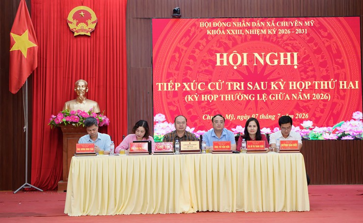 HĐND xã Chuyên Mỹ tăng cường đối thoại với cử tri, tập trung tháo gỡ các vấn đề dân sinh sau Kỳ họp thứ Hai HĐND xã