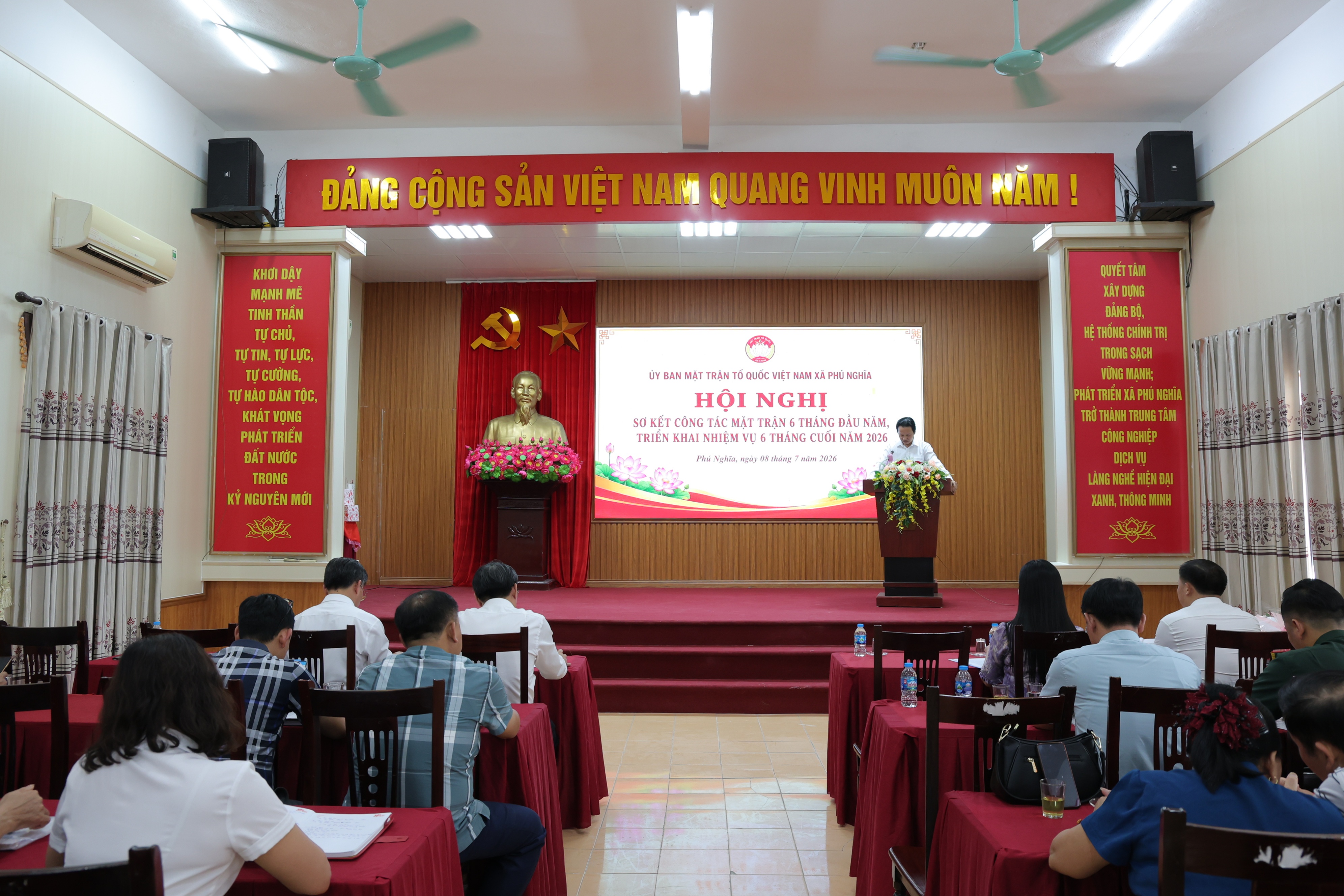 Xã Phú Nghĩa phát huy sức mạnh đại đoàn kết, tạo chuyển biến toàn diện trong công tác Mặt trận 6 tháng đầu năm 2026