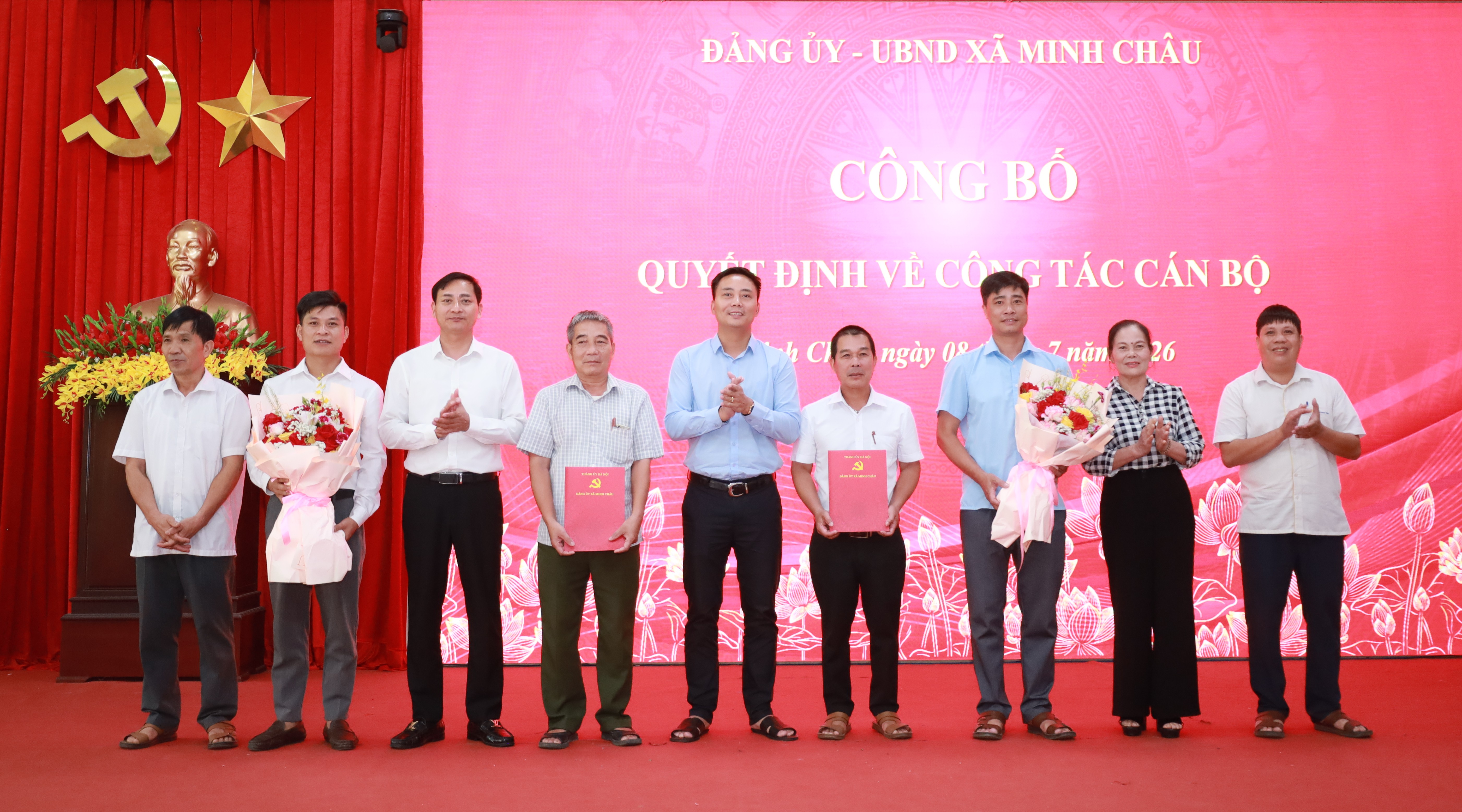 Xã Minh Châu kiện toàn tổ chức cơ sở Đảng và đội ngũ cán bộ thôn, nâng cao hiệu quả hoạt động ở cơ sở