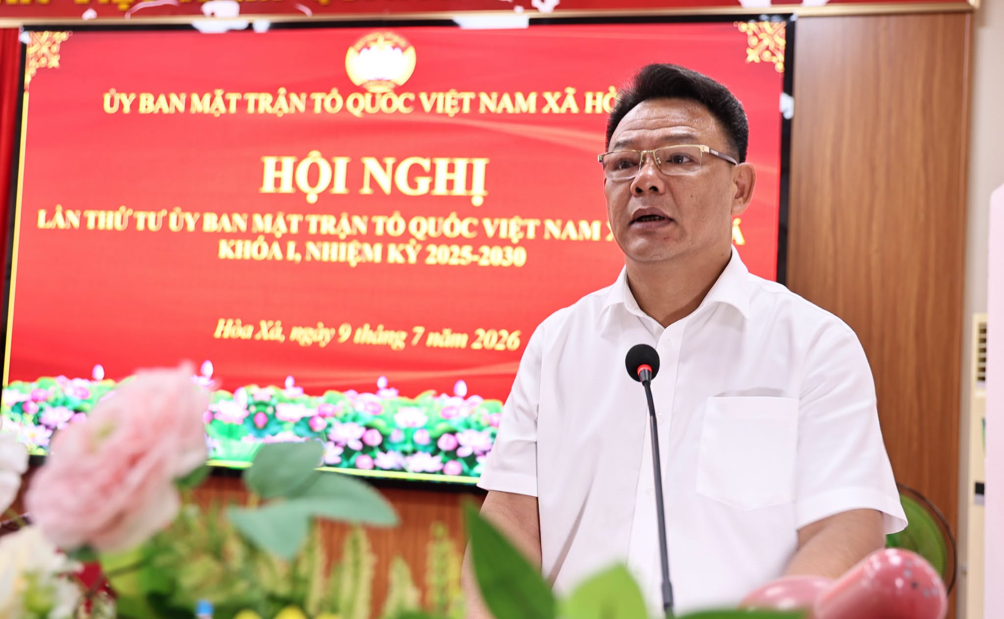 Xã Hòa Xá kiện toàn Ủy ban MTTQ Việt Nam, củng cố tổ chức đáp ứng yêu cầu nhiệm vụ trong giai đoạn mới