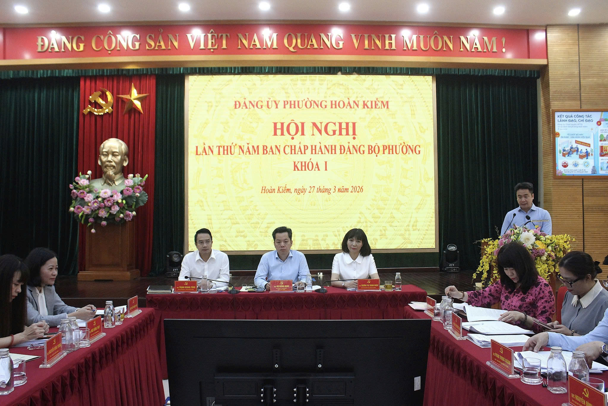 Đảng bộ phường Hoàn Kiếm quyết liệt triển khai nhiệm vụ trọng tâm, tạo động lực tăng trưởng trong quý II-2026