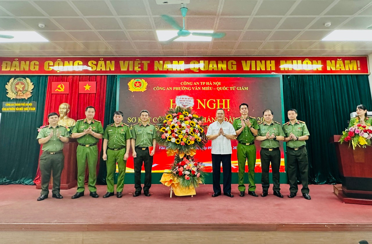 Phường Văn Miếu - Quốc Tử Giám giữ vững an ninh, trật tự, nâng cao hiệu quả đấu tranh phòng, chống tội phạm
