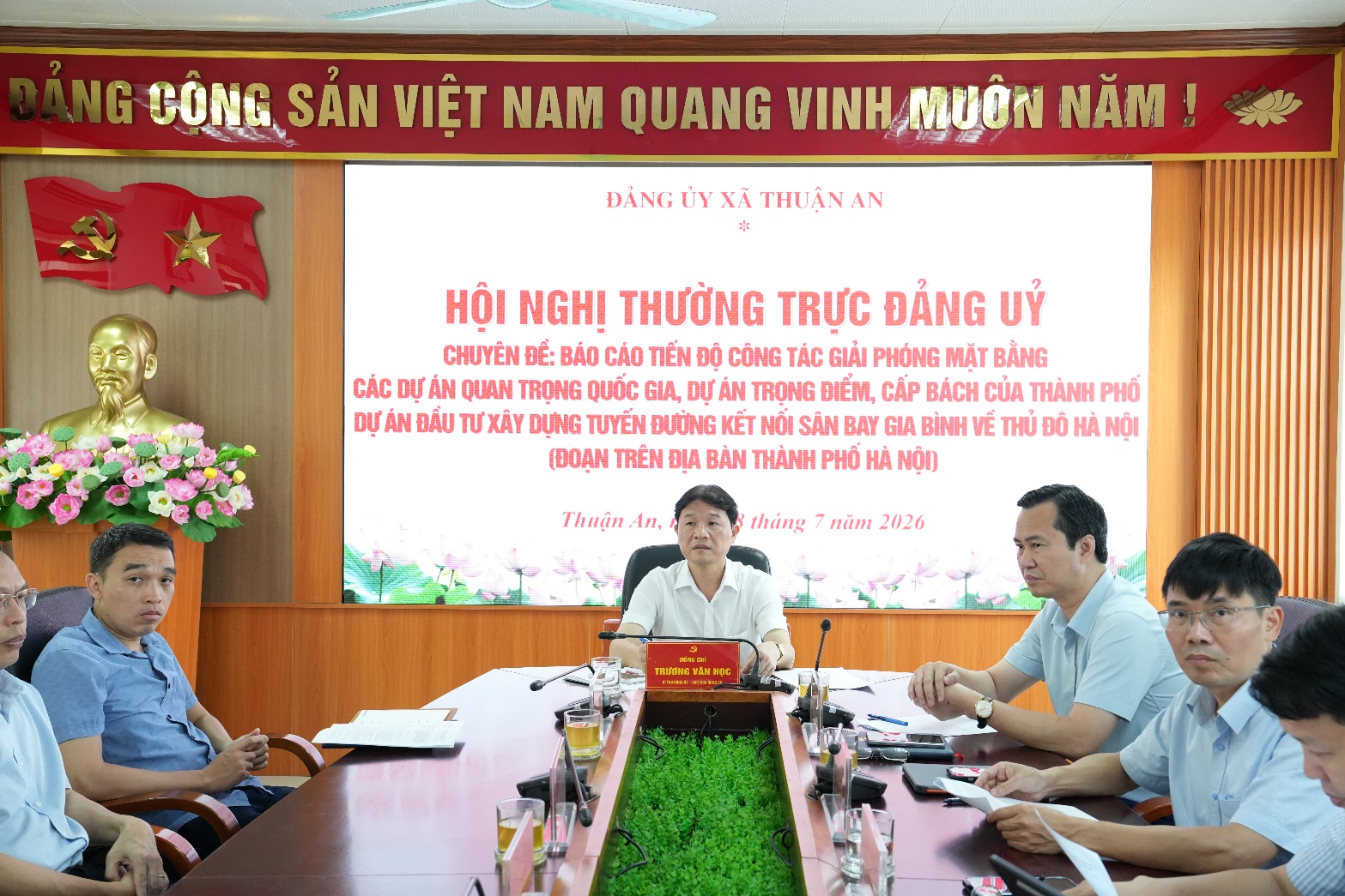 Xã Thuận An tập trung tháo gỡ vướng mắc, đẩy nhanh giải phóng mặt bằng các dự án trọng điểm quốc gia