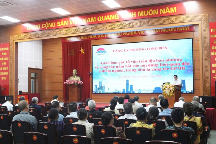Phường Long Biên phát huy sức mạnh “Dân vận khéo”, tạo đồng thuận thực hiện các nhiệm vụ trọng tâm