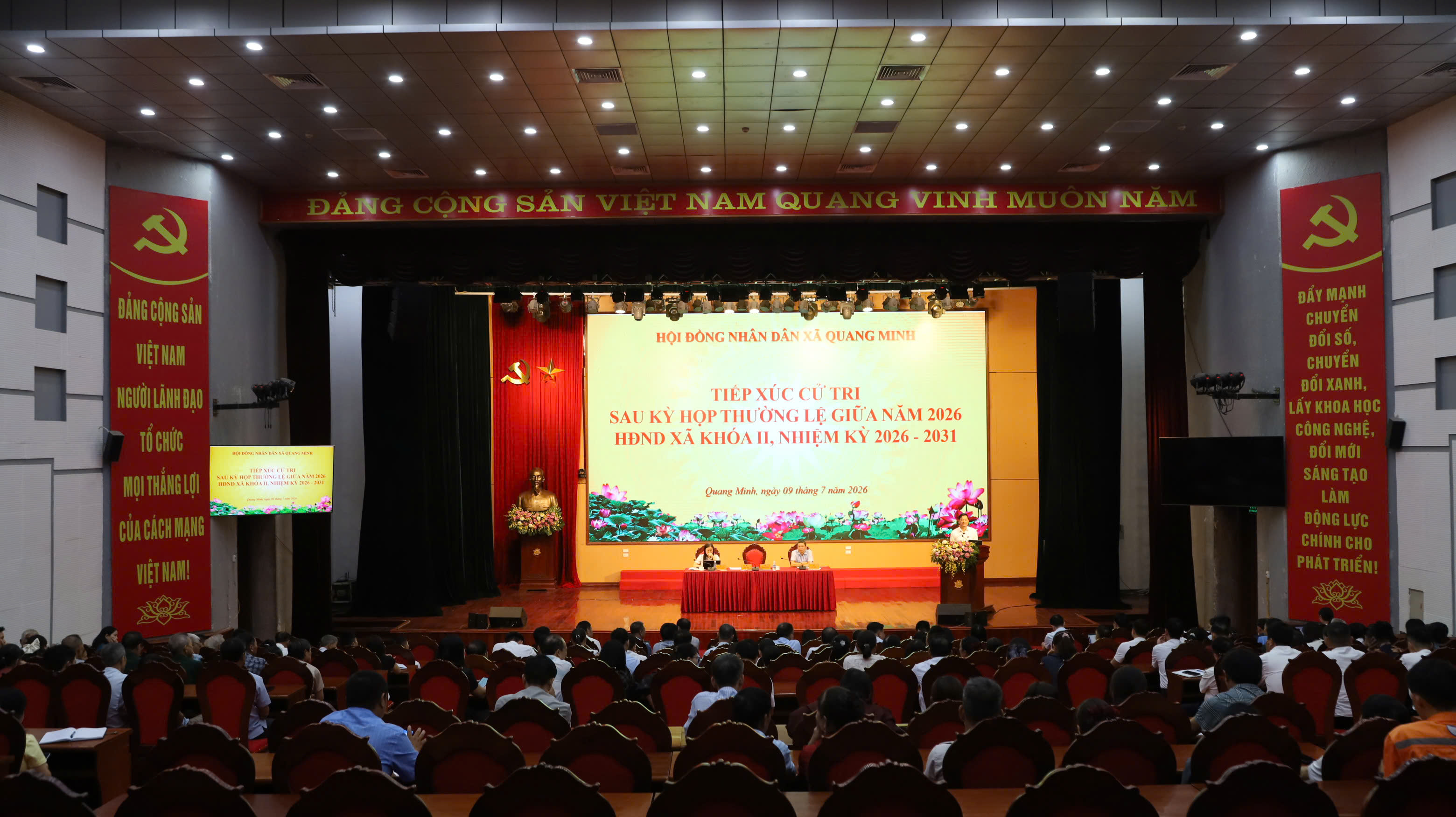Xã Quang Minh phát huy vai trò cầu nối giữa HĐND với cử tri sau kỳ họp thường lệ giữa năm 2026