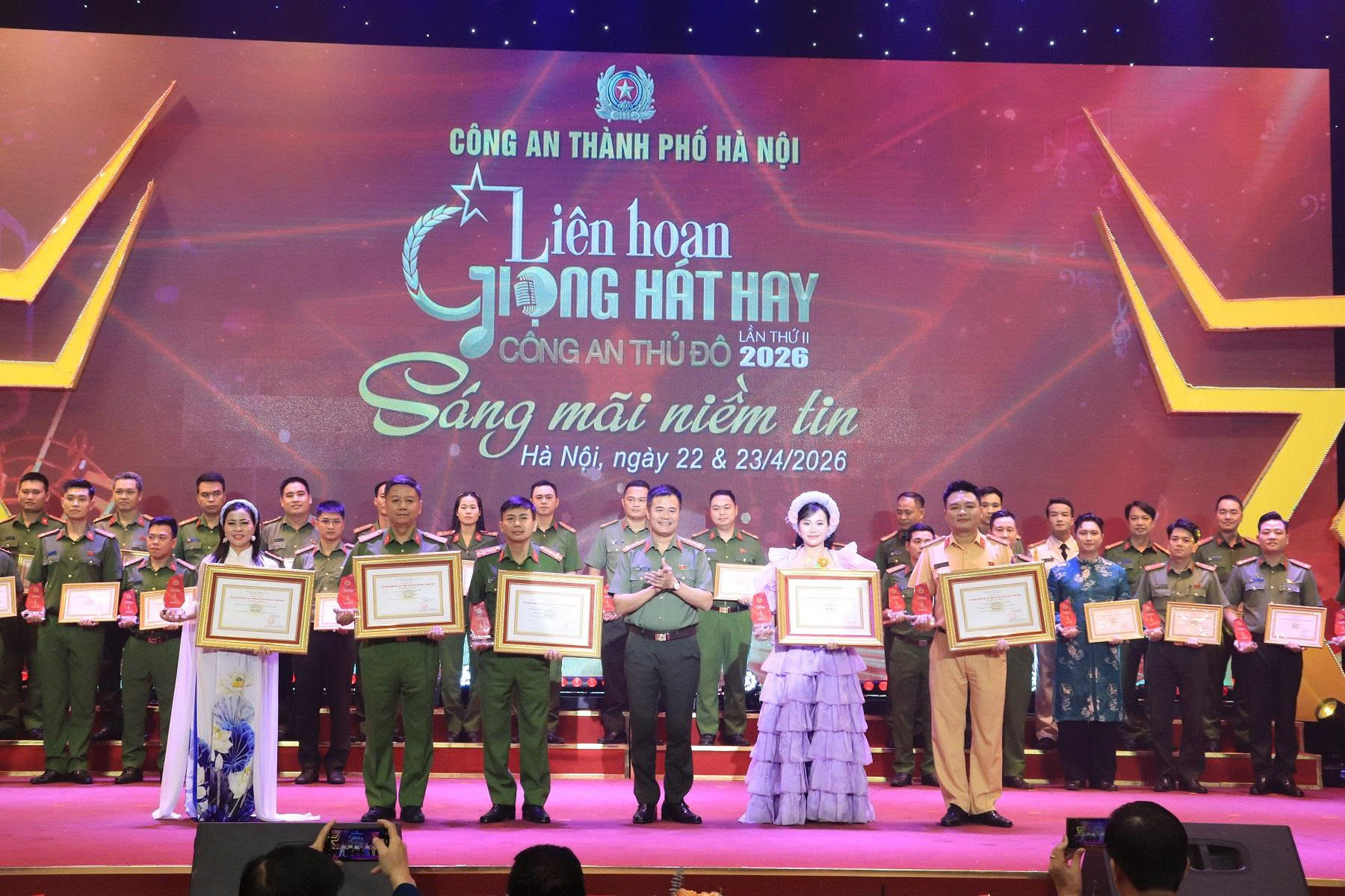 Hà Nội: Vinh danh những giọng ca xuất sắc tại Liên hoan Công an Thủ đô năm 2026