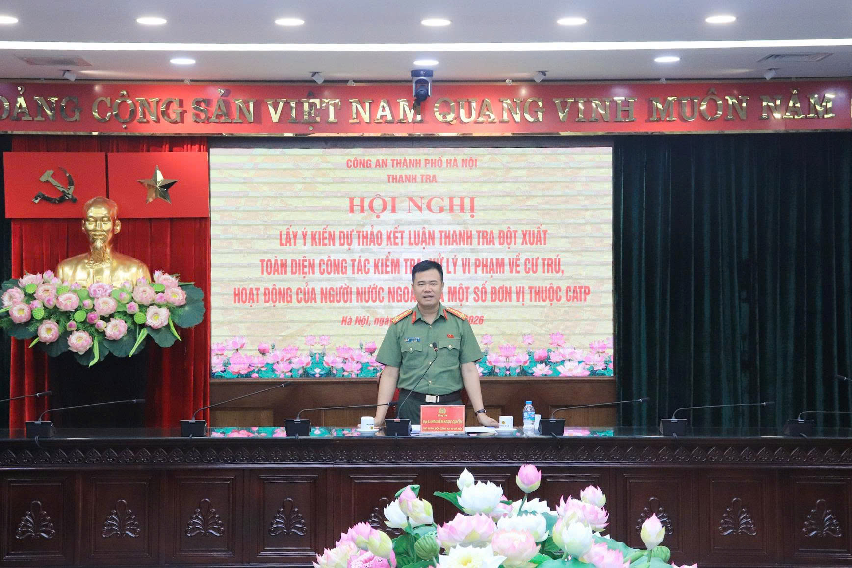 Hà Nội: Hoàn thiện kết luận thanh tra công tác quản lý cư trú, hoạt động của người nước ngoài