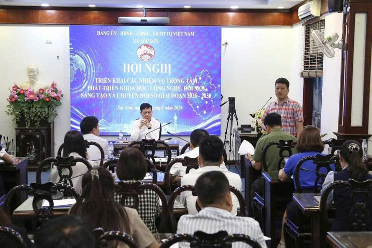 Xã Sóc Sơn xác định khoa học công nghệ và chuyển đổi số là động lực phát triển giai đoạn 2026-2030