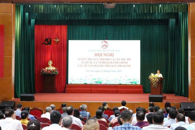 Xã Sóc Sơn nâng cao năng lực thực thi pháp luật thông qua tập huấn Luật Thủ đô và Luật Xử lý vi phạm hành chính