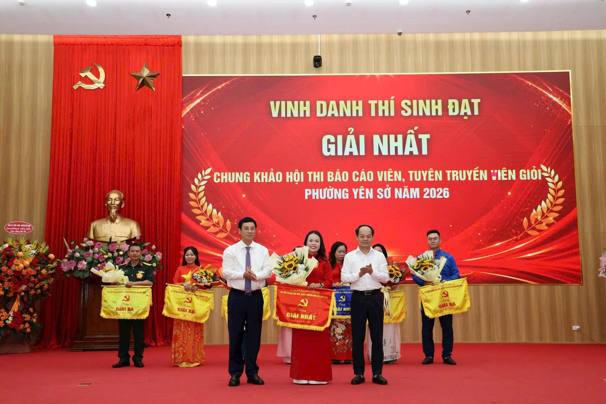 Phường Yên Sở nâng cao chất lượng tuyên truyền cơ sở qua Hội thi Báo cáo viên, tuyên truyền viên giỏi năm 2026
