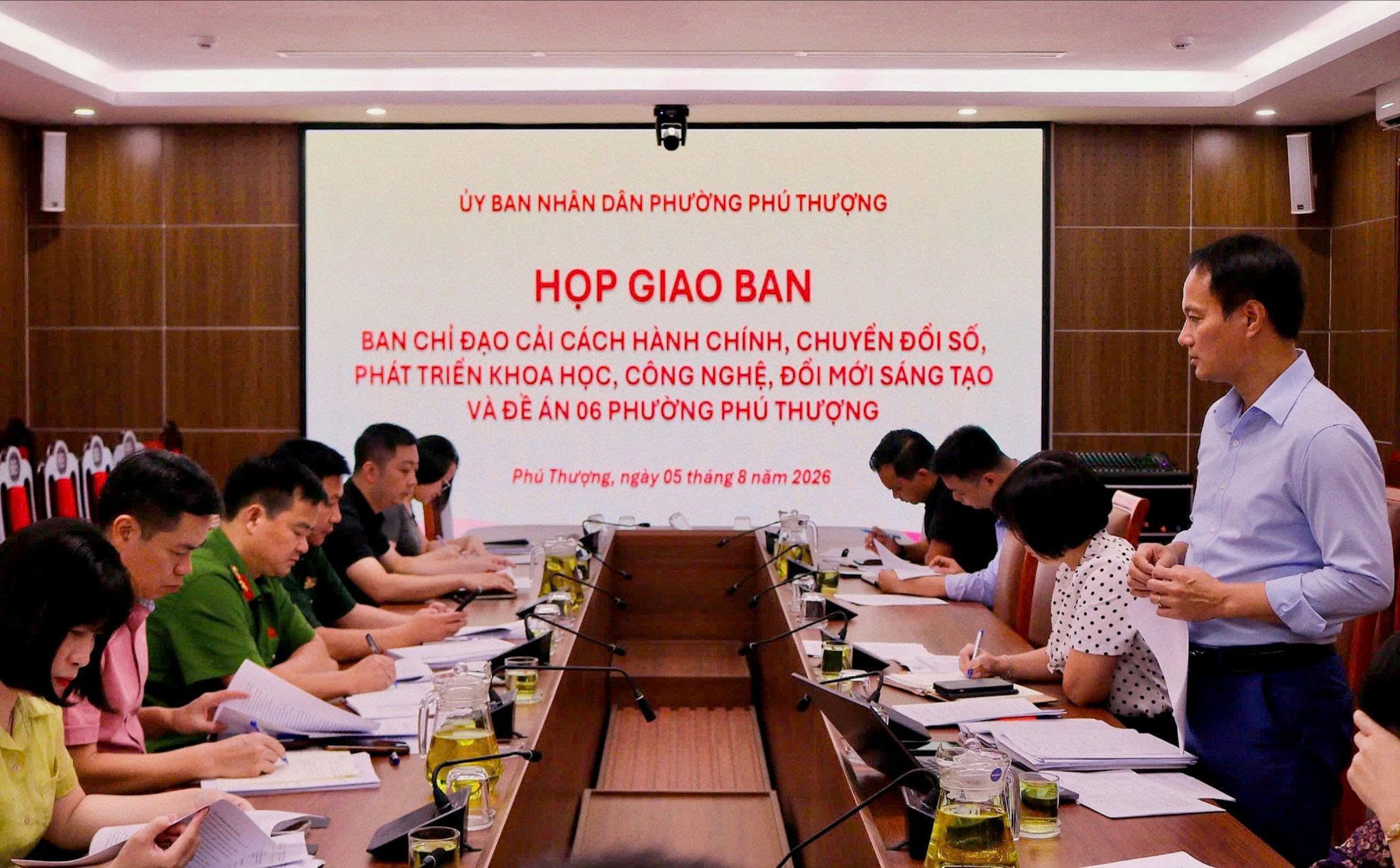 Phường Phú Thượng tăng tốc cải cách hành chính, đẩy mạnh chuyển đổi số và Đề án 06 với nhiều nhiệm vụ đột phá