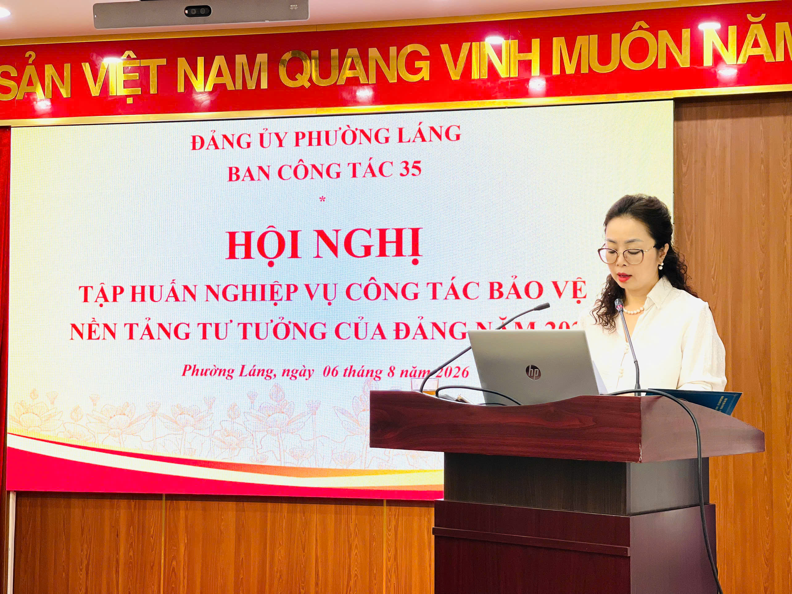 Phường Láng nâng cao năng lực bảo vệ nền tảng tư tưởng của Đảng trong môi trường số