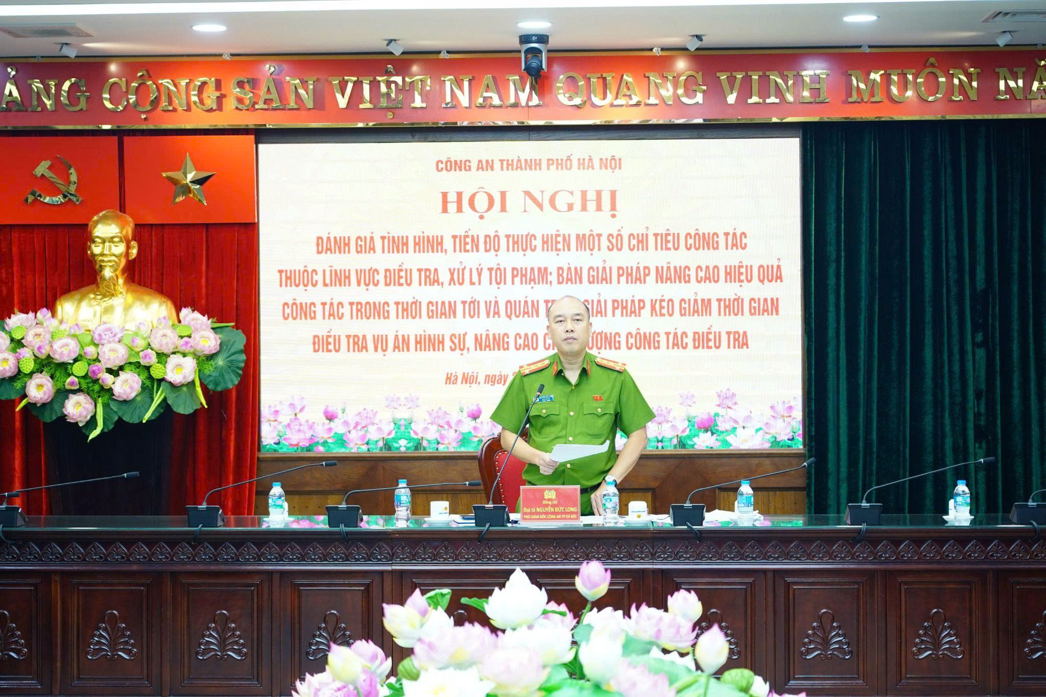 Công an thành phố Hà Nội siết tiến độ điều tra, lấy chất lượng giải quyết vụ án làm thước đo