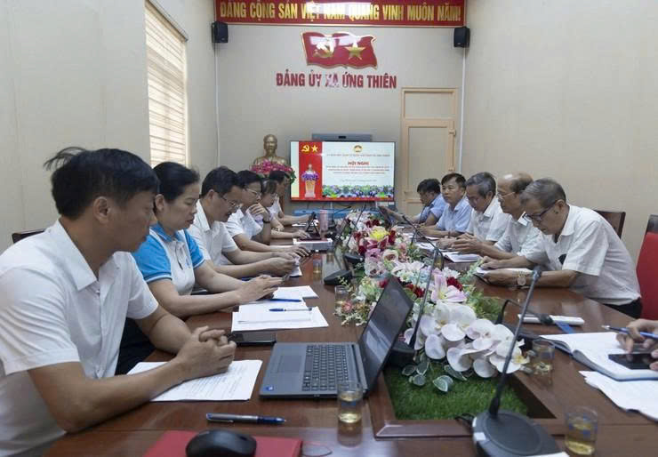 Ủy ban MTTQ Việt Nam xã Ứng Thiên phát huy vai trò phản biện, góp ý hoàn thiện nhiệm vụ phát triển kinh tế - xã hội