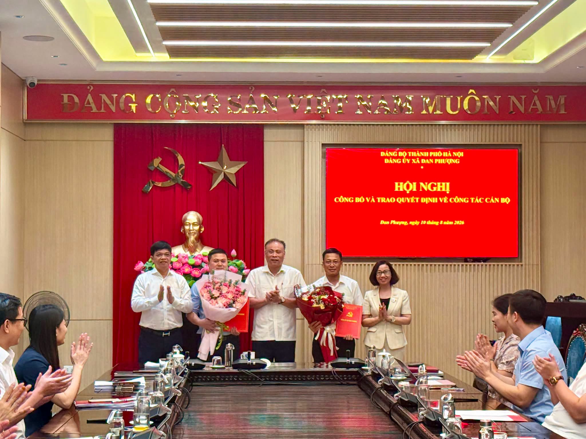 Xã Đan Phượng kiện toàn cán bộ, tăng cường năng lực tham mưu và tổ chức thực hiện nhiệm vụ