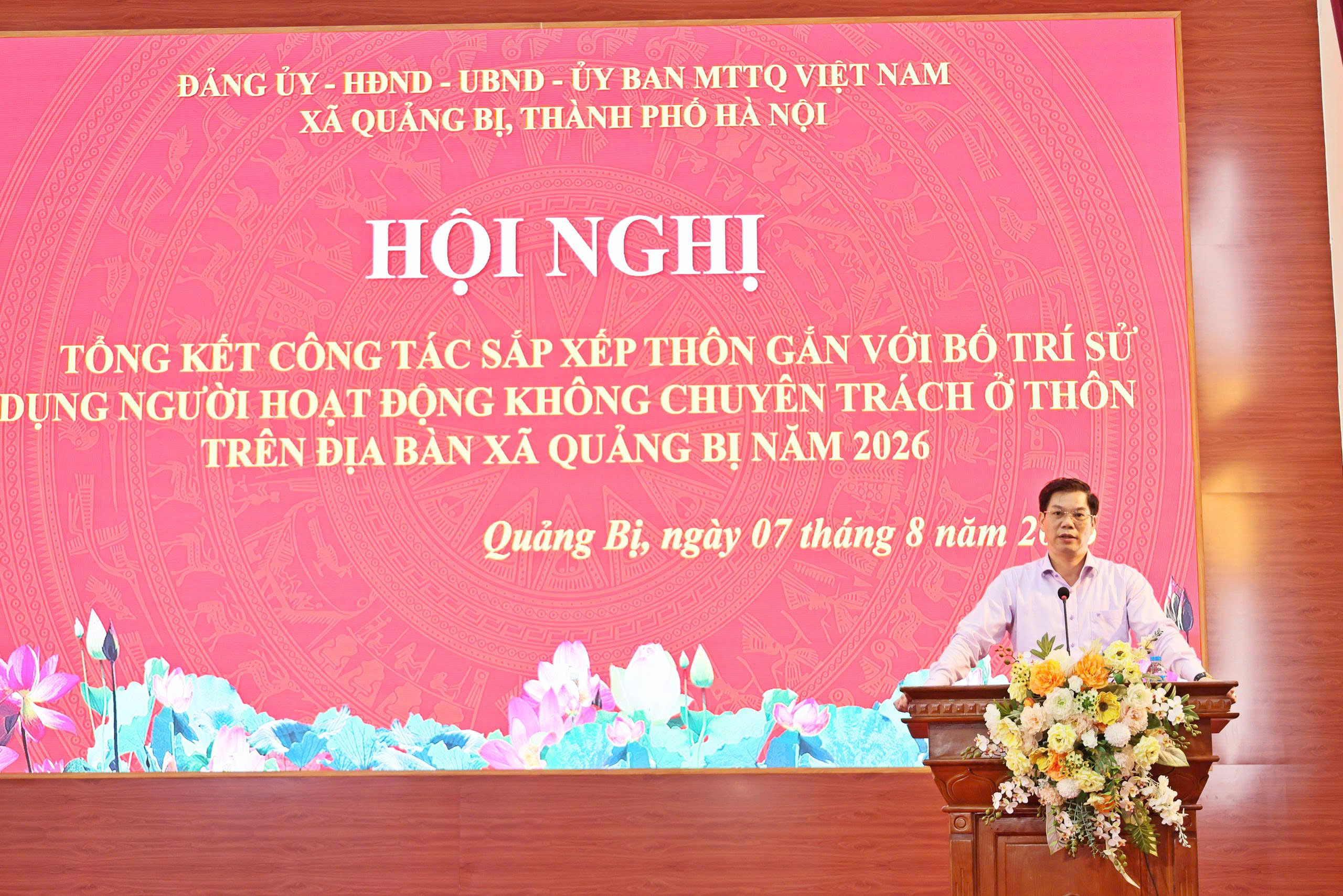 Xã Quảng Bị: Sắp xếp thôn gắn với tinh gọn bộ máy, nâng cao hiệu quả hoạt động ở cơ sở