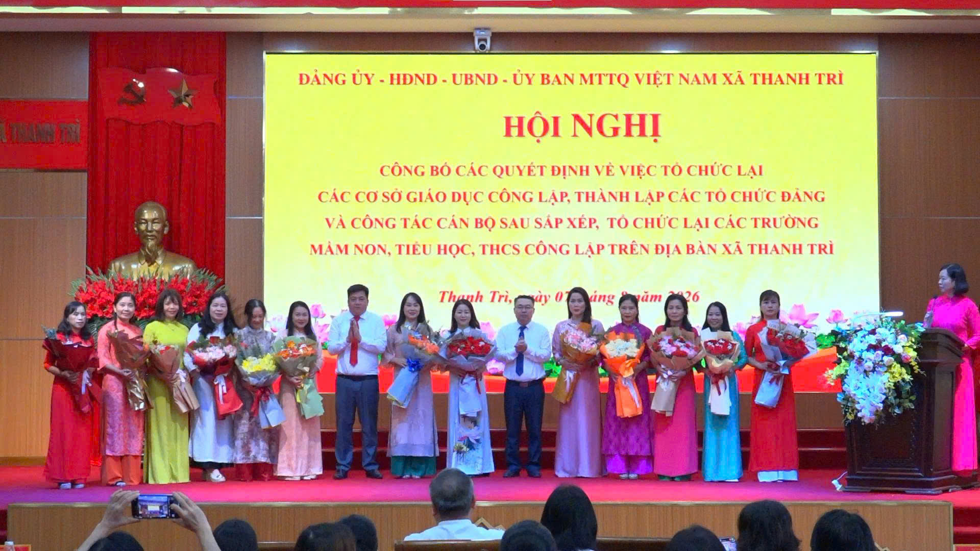 Xã Thanh Trì tổ chức lại hệ thống trường công lập, tạo nền tảng nâng cao chất lượng giáo dục
