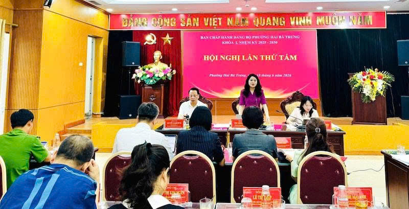 Đảng bộ phường Hai Bà Trưng tập trung bứt phá các chỉ tiêu phát triển kinh tế - xã hội, nâng cao hiệu lực quản lý