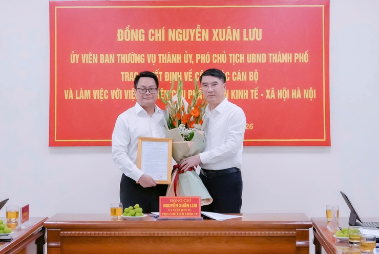 Hà Nội kiện toàn lãnh đạo Viện Nghiên cứu phát triển kinh tế - xã hội, hướng tới xây dựng “mái nhà tri thức” của Thủ đô