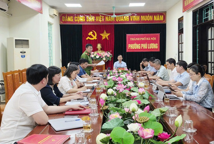 Phường Phú Lương siết tiến độ giải phóng mặt bằng, tập trung tháo gỡ vướng mắc tại các dự án trọng điểm