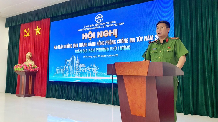 Phường Phú Lương huy động sức mạnh từ cơ sở, quyết tâm xây dựng địa bàn không ma túy