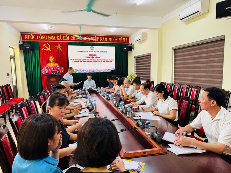 Xã Phù Đổng phát huy phản biện xã hội, góp ý giải pháp thúc đẩy phát triển kinh tế - xã hội