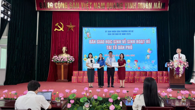 Phường Bồ Đề dành nguồn lực thiết thực chăm lo trẻ em