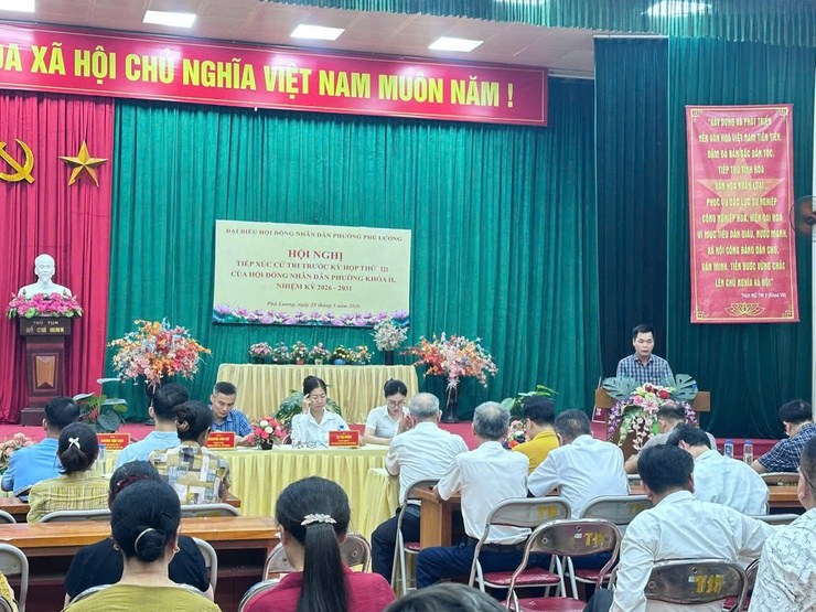 Phường Phú Lương lắng nghe cử tri, tập trung tháo gỡ những bất cập về hạ tầng và dân sinh