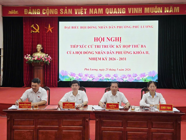Phường Phú Lương lắng nghe cử tri, tập trung tháo gỡ vướng mắc đất đai, hạ tầng và môi trường