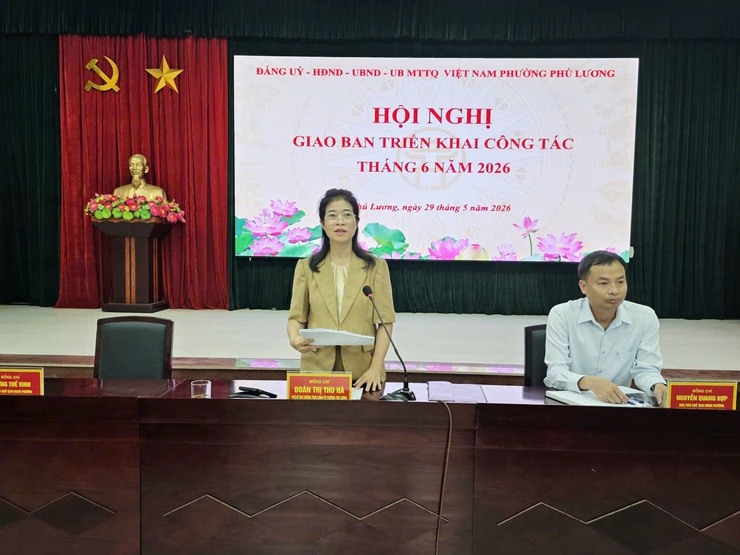 Phường Phú Lương tăng tốc giải phóng mặt bằng, chuyển đổi số và xử lý 5 điểm nghẽn