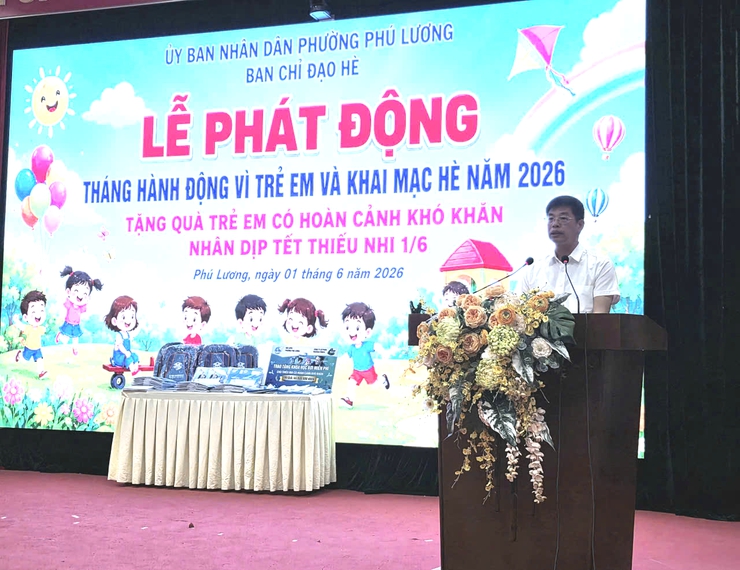 Phường Phú Lương tạo sân chơi an toàn, chăm lo thiết thực cho trẻ em dịp hè