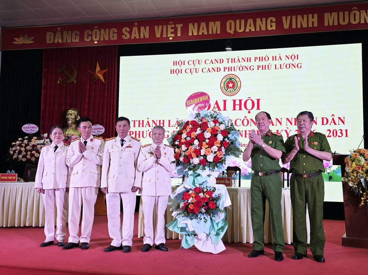 Phường Phú Lương thành lập Hội Cựu Công an nhân dân, phát huy lực lượng nòng cốt giữ gìn an ninh từ cơ sở