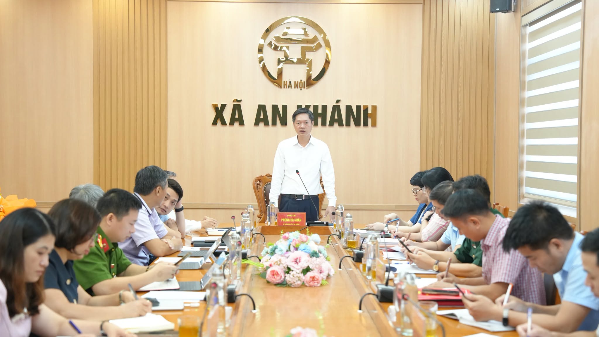 Xã An Khánh kiện toàn tổ chức Đảng trường học, chuẩn bị nhân sự Chủ tịch HĐND xã nhiệm kỳ mới