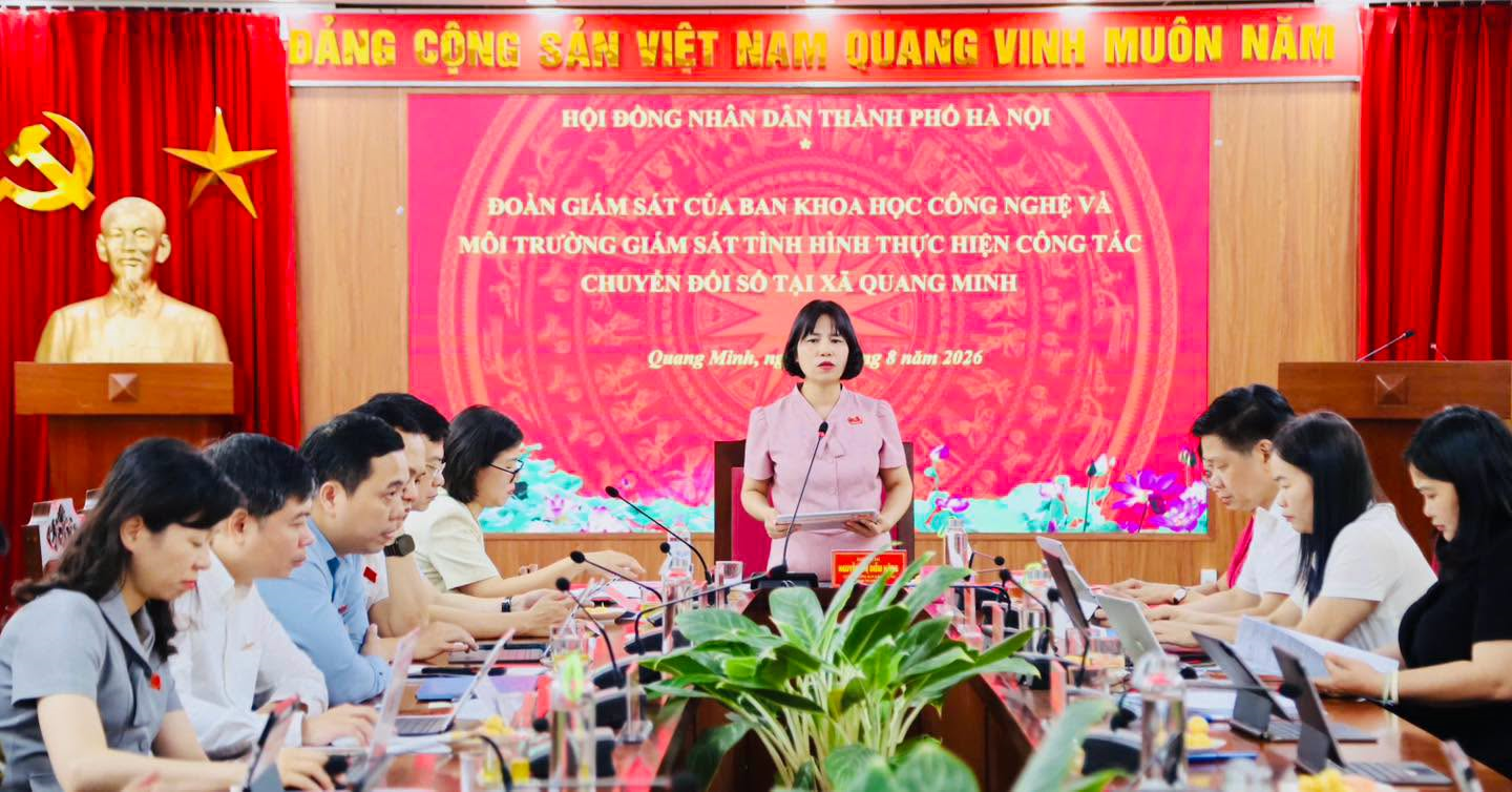 Xã Quang Minh thúc đẩy chuyển đổi số đi vào chiều sâu, nâng chất lượng phục vụ người dân