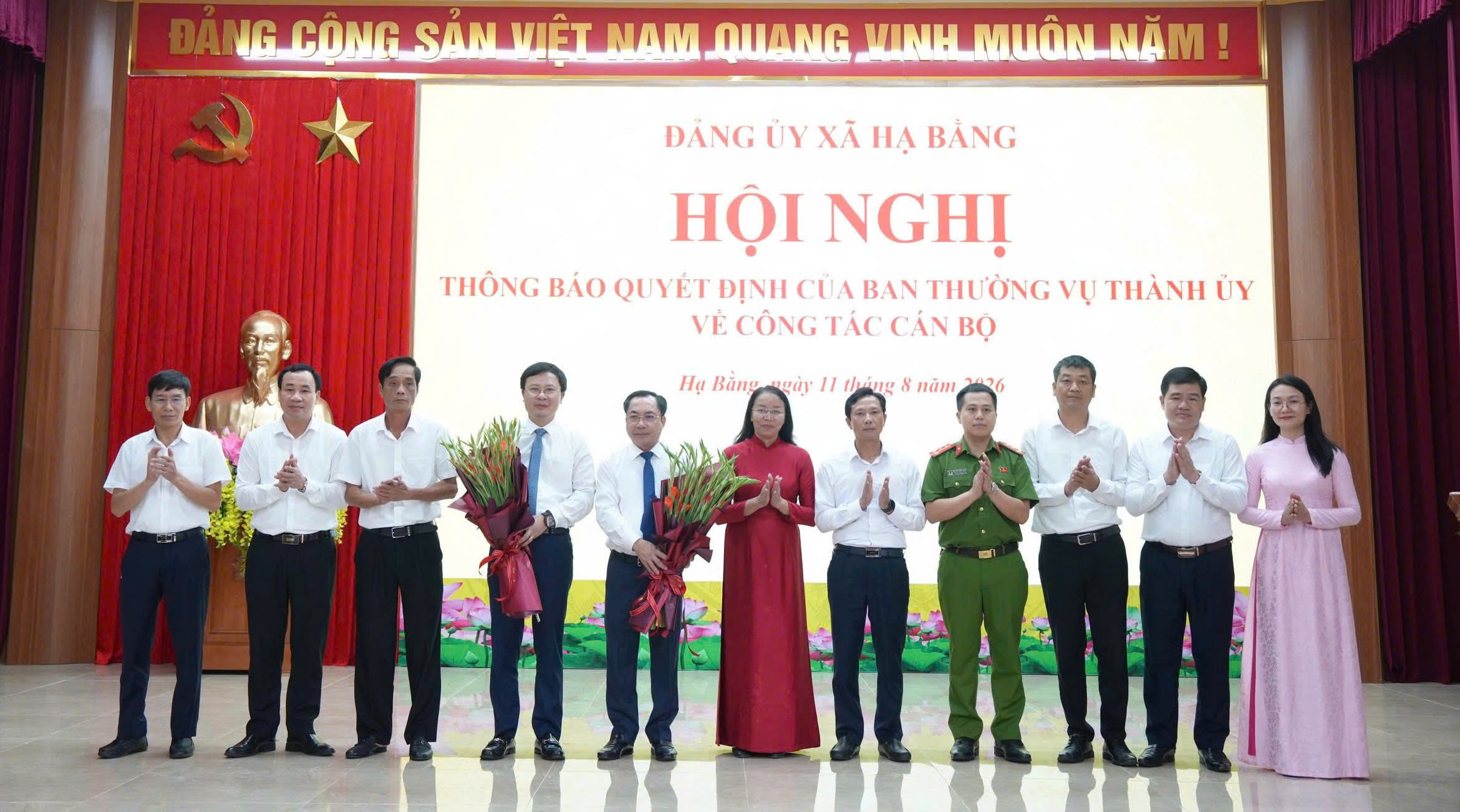 Xã Hạ Bằng kiện toàn Bí thư Đảng ủy, tạo động lực mới cho chặng đường phát triển