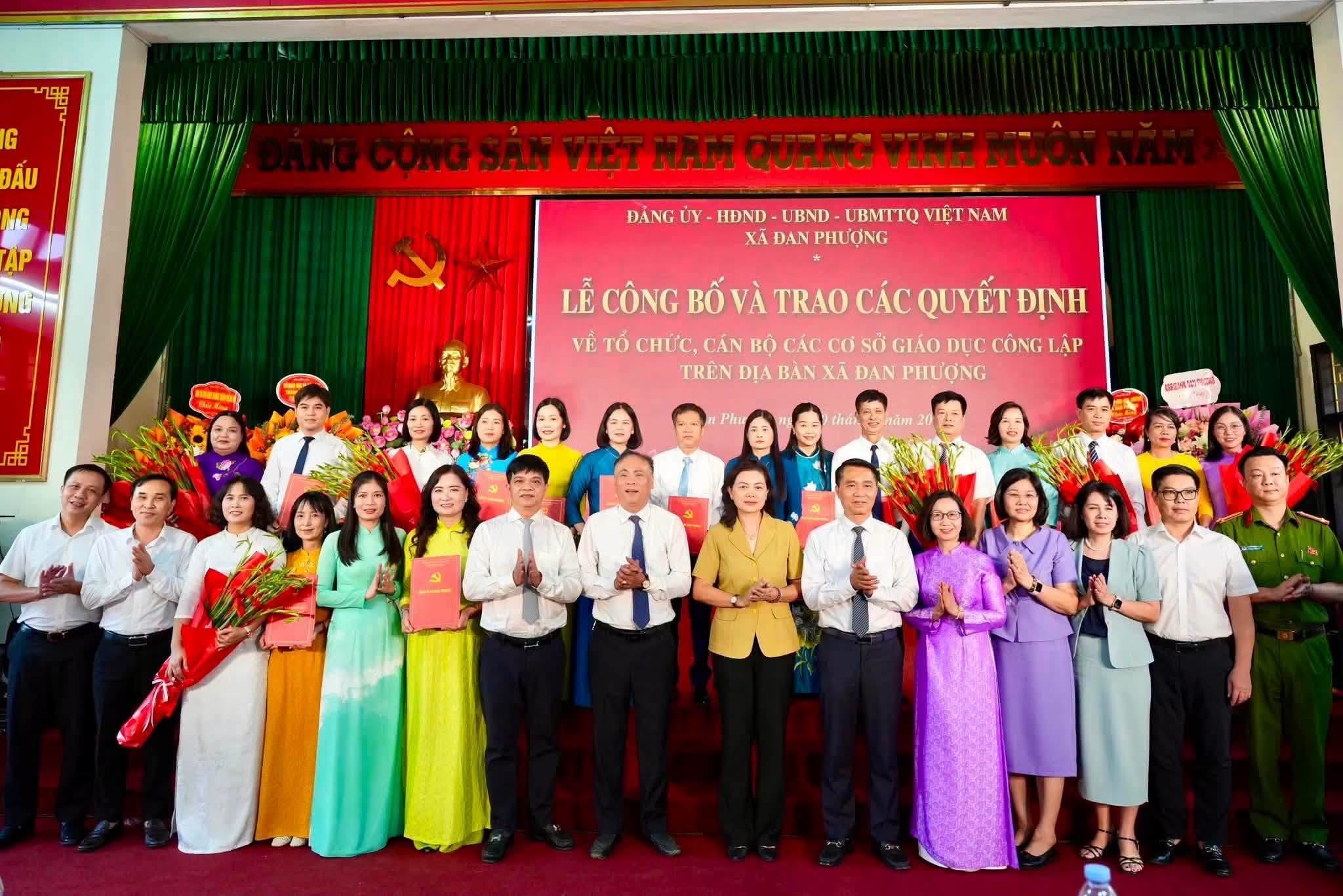 Xã Đan Phượng sắp xếp mạng lưới trường học, hướng tới nâng cao chất lượng giáo dục