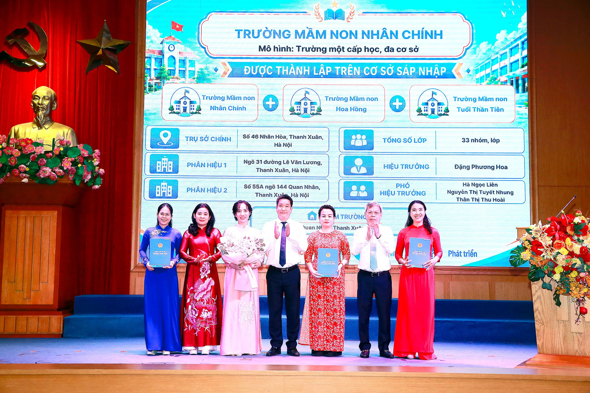 Phường Thanh Xuân sắp xếp, tổ chức lại hệ thống trường công lập