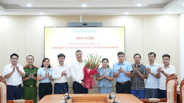 Xã Dương Hoà: Phát huy tinh thần trách nhiệm, dân chủ, kỷ cương, tập trung xây dựng Đảng và hệ thống chính trị trong sạch, vững mạnh