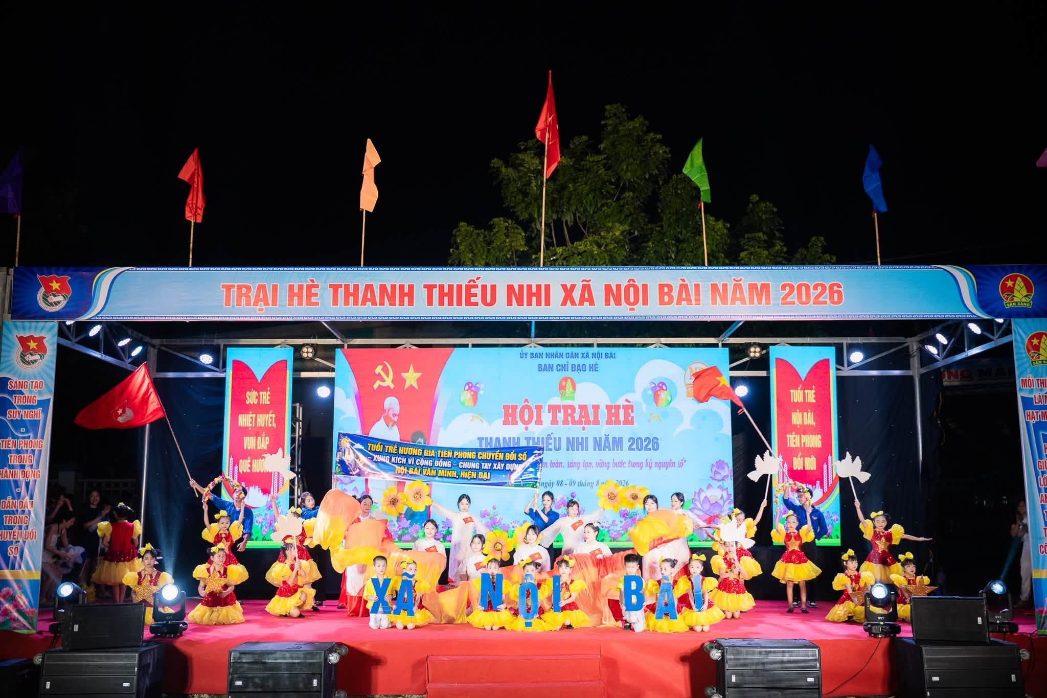 Xã Nội Bài lan tỏa sức trẻ qua hội trại hè, vun đắp kỹ năng cho thiếu nhi trong kỷ nguyên số