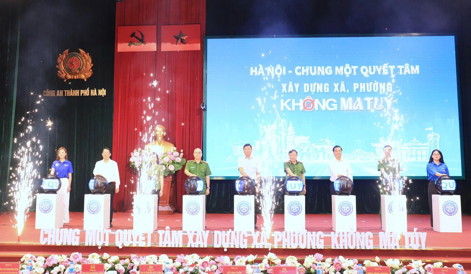 Hà Nội đồng loạt ra quân, quyết tâm xây dựng xã, phường không ma túy