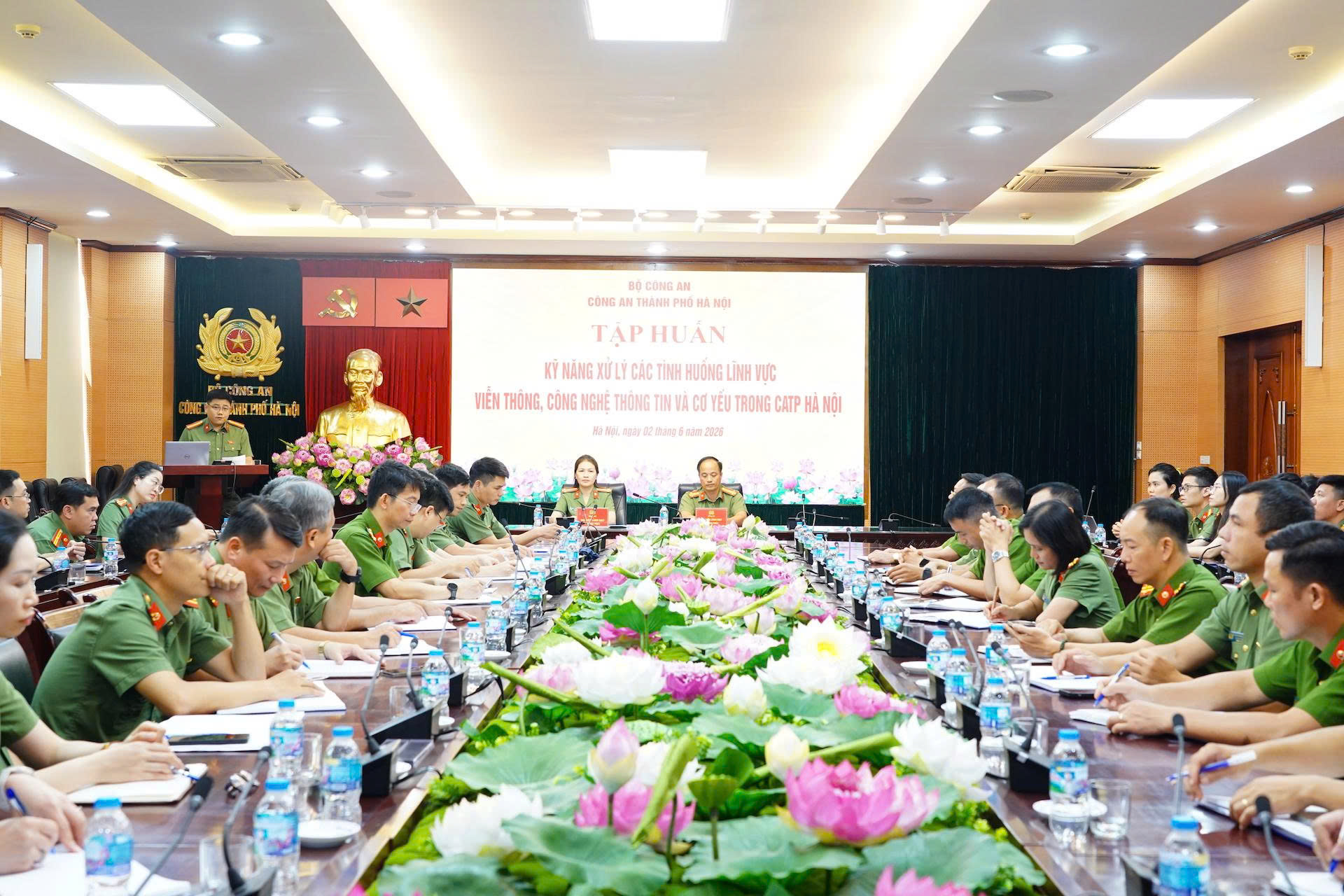 Công an thành phố Hà Nội nâng kỹ năng ứng phó sự cố công nghệ, bảo đảm an toàn thông tin từ cơ sở