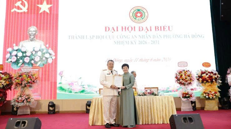 Hội Cựu Công an nhân dân phường Hà Đông kiện toàn tổ chức sau Đại hội nhiệm kỳ 2026-2031