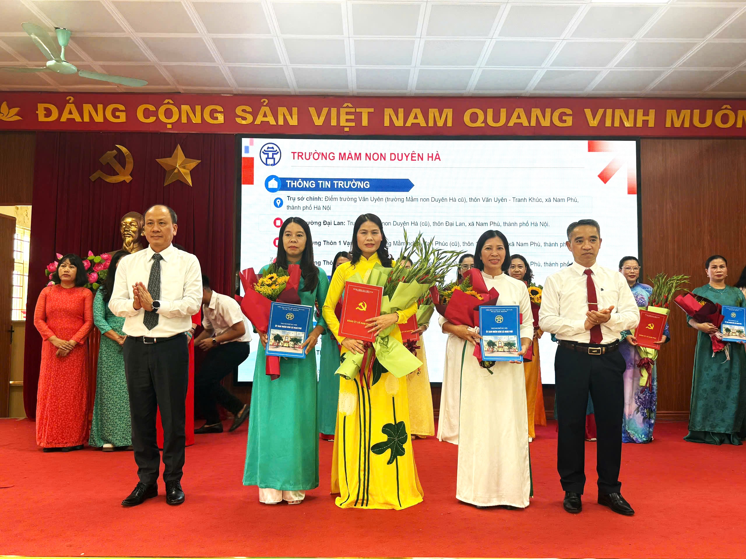 Xã Nam Phù: Thành lập 07 trường học mới, kiện toàn tổ chức Đảng và đội ngũ cán bộ quản lý
