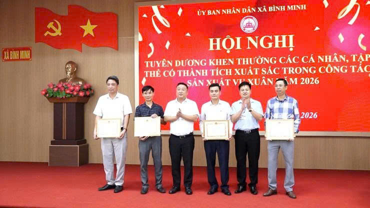 UBND xã Bình Minh đồng bộ giải pháp phát triển sản xuất nông nghiệp, bảo đảm an toàn chăn nuôi trước vụ Mùa năm 2026