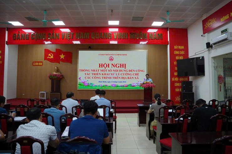 UBND xã Bình Minh tập trung xử lý dứt điểm vi phạm đất đai, trật tự xây dựng, siết chặt kỷ cương quản lý địa bàn